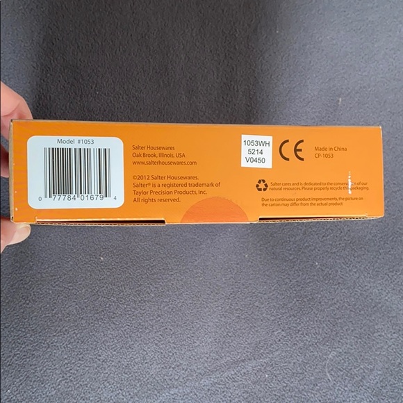 Salter Electronic Ultra Thin Glass Kitchen Scale - Picture 3 of 6